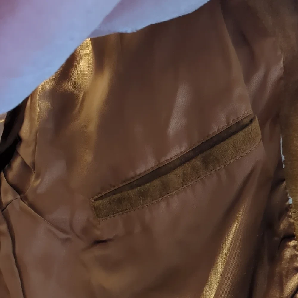 Tan Suede Leather Jacket - photo 5