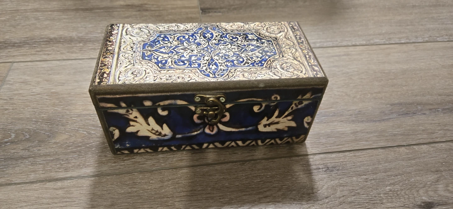 Jewelry box, wooden, handmade - photo 2