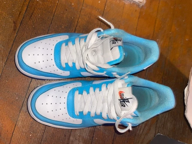 Nike Air Force 1 Low Blue and White - photo 3