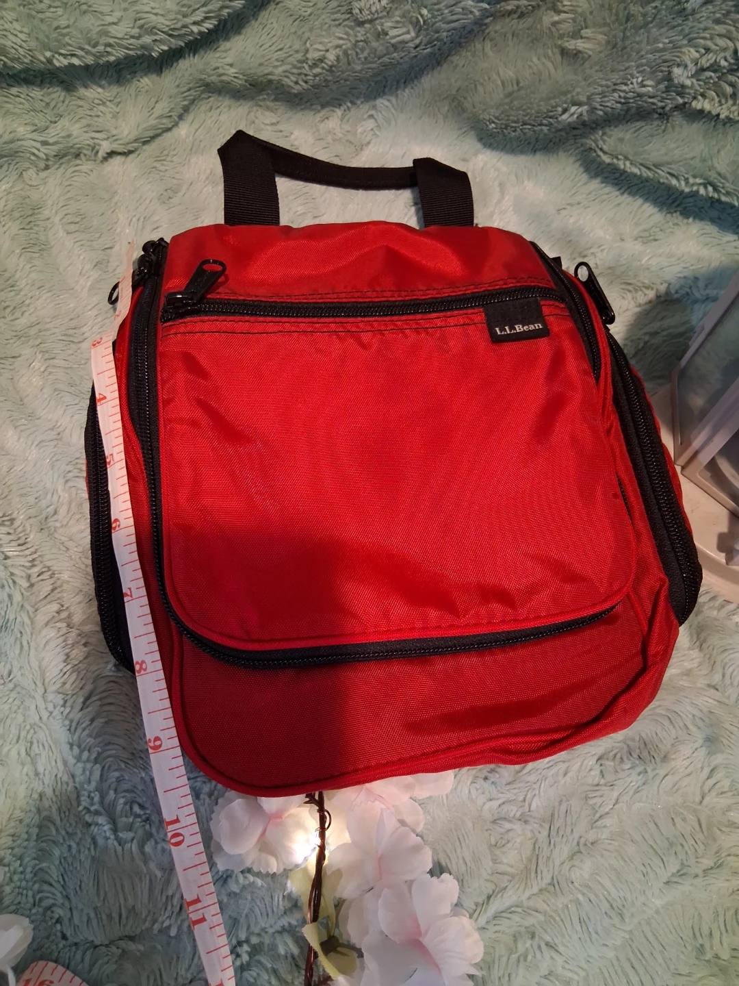 L.L.Bean Red Hanging Toiletry Bag - photo 3