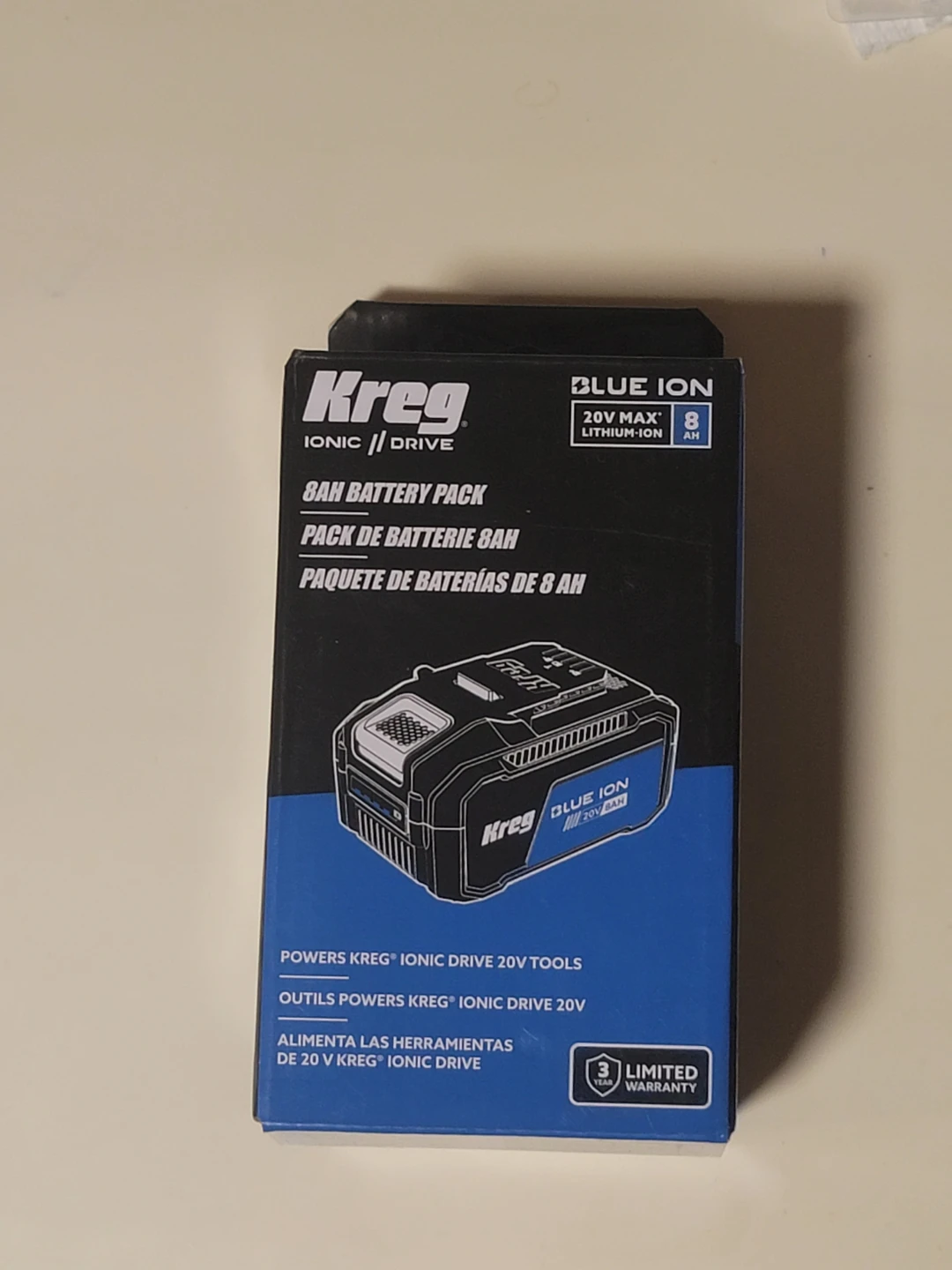 SEALED Kreg Ionic Drive 20V Max 8Ah Battery Pack