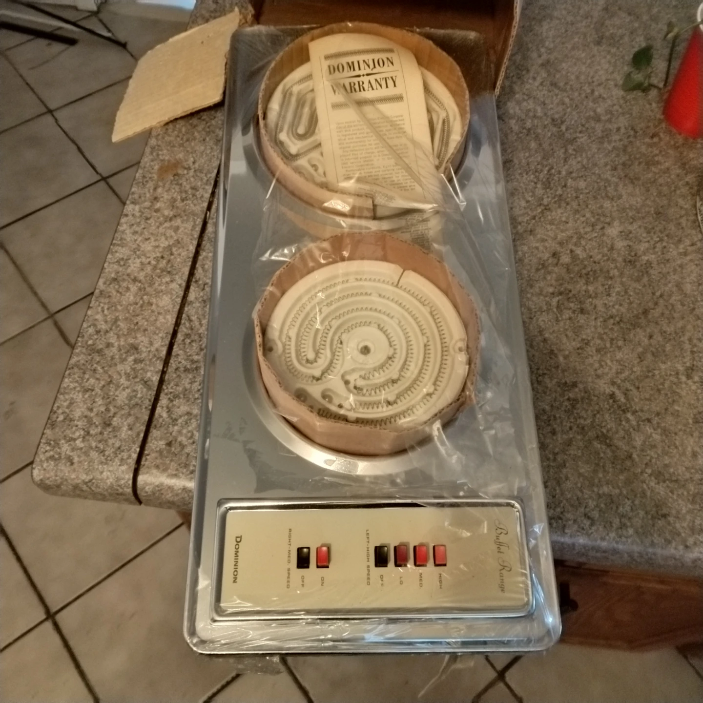 Electric stove new