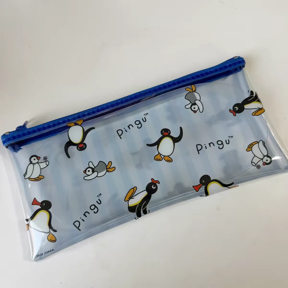 Pingu clear pencil case new with tag Japan