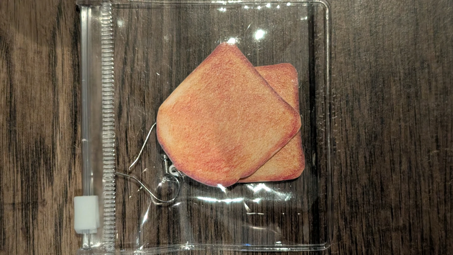 Novelty Toast Earrings