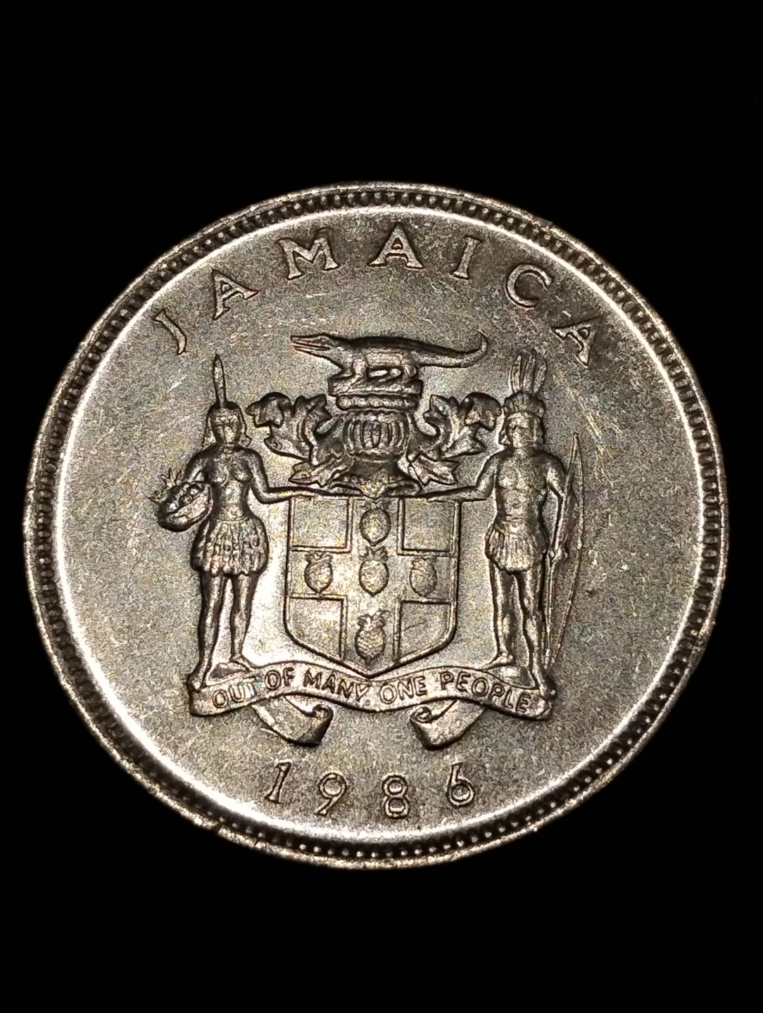 1986 Jamaica 25 Cents Coin - photo 2