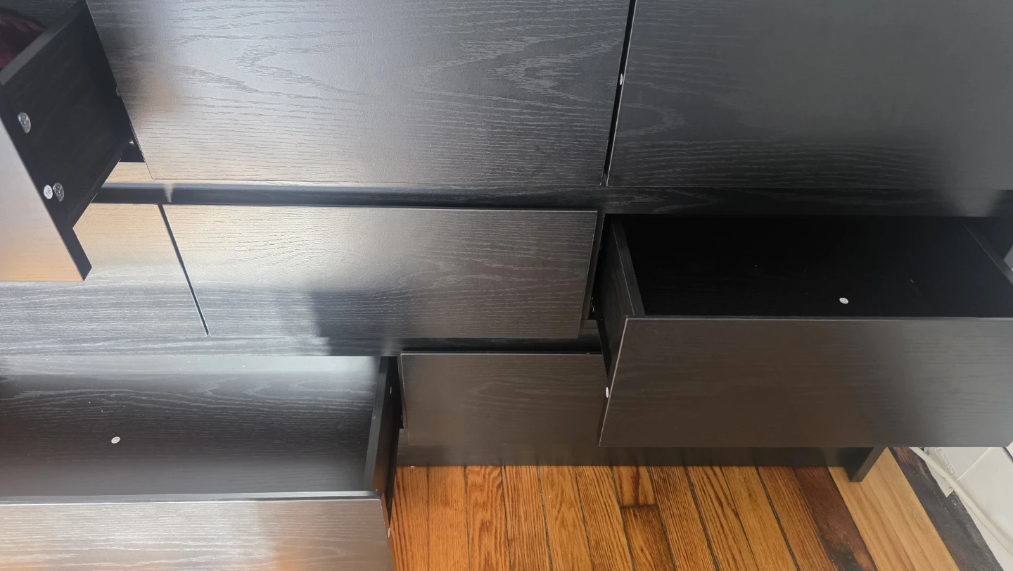 Black 7-Drawer Dresser - photo 4