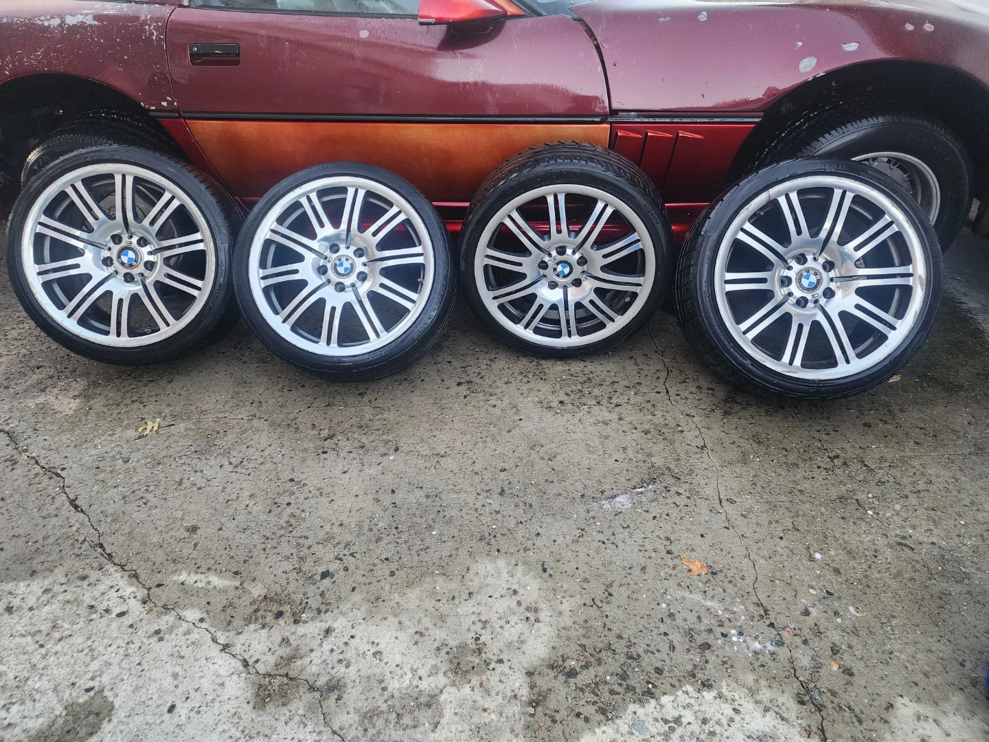 BMW alloy wheels and tires