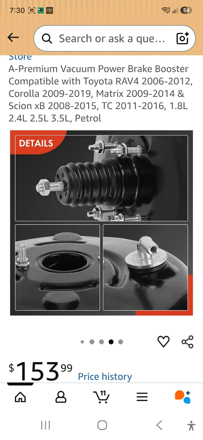 A-Premium Vacuum Power Brake Booster - photo 3