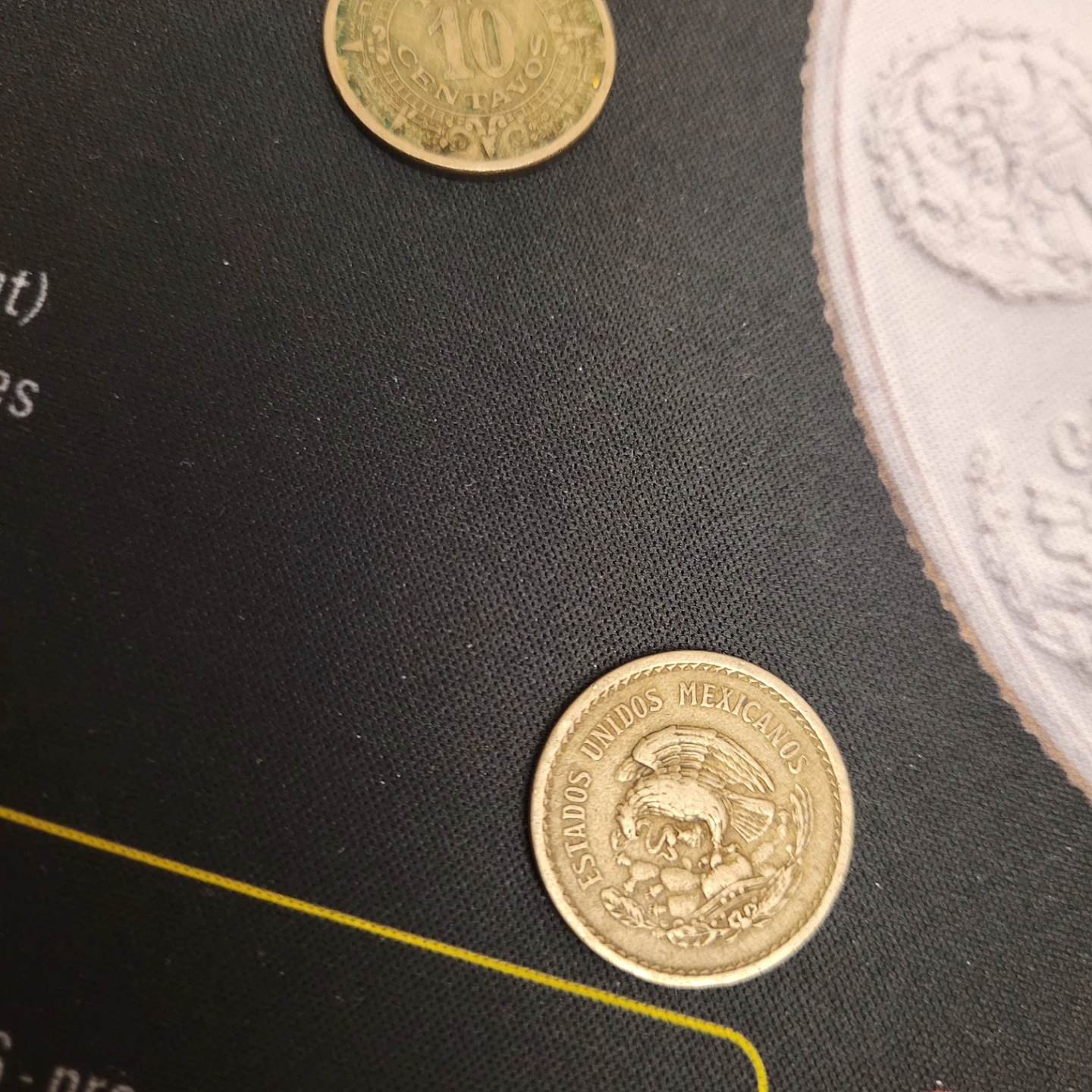 Collection of Vintage Mexican 10 Centavo Coins