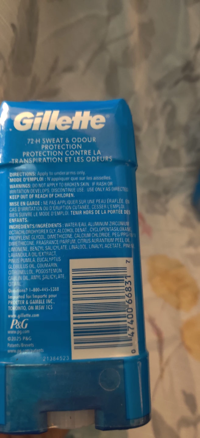 Gillette Cool Wave Clear Gel Antiperspirant 2-Pack - photo 3