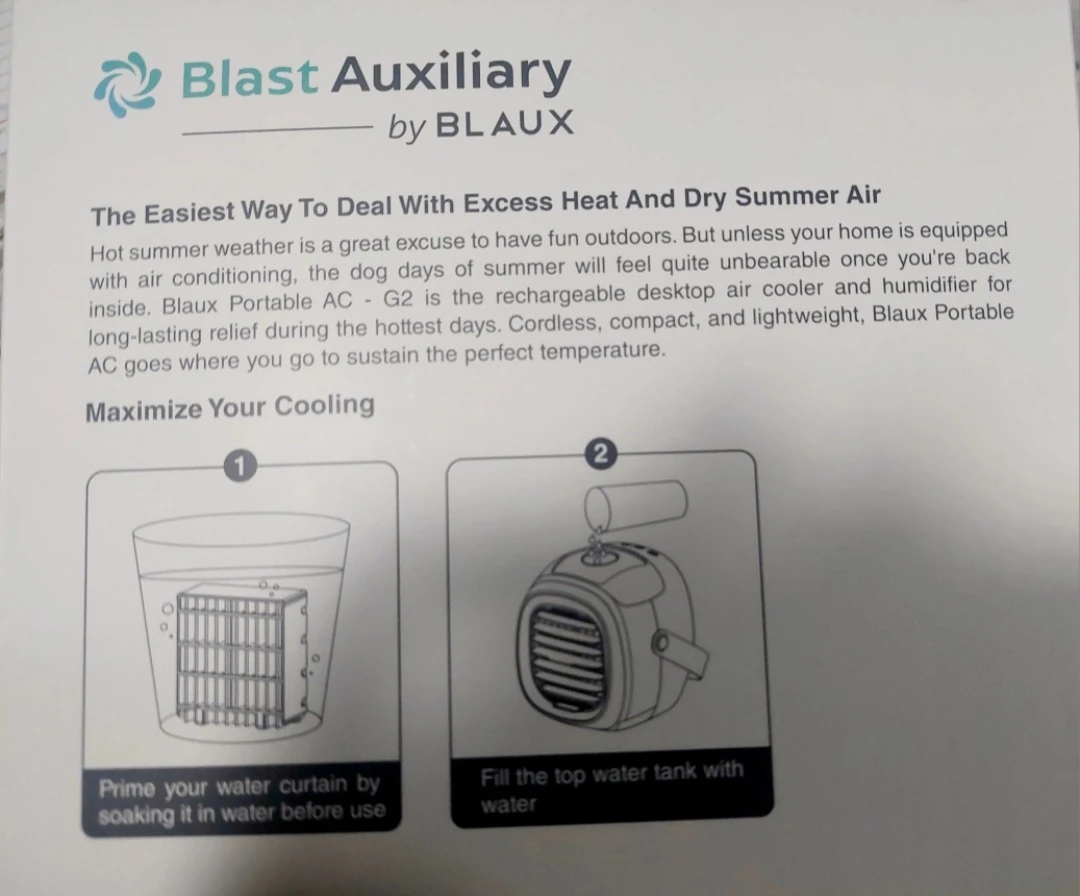 Blaux Portable AC Cooler - photo 2