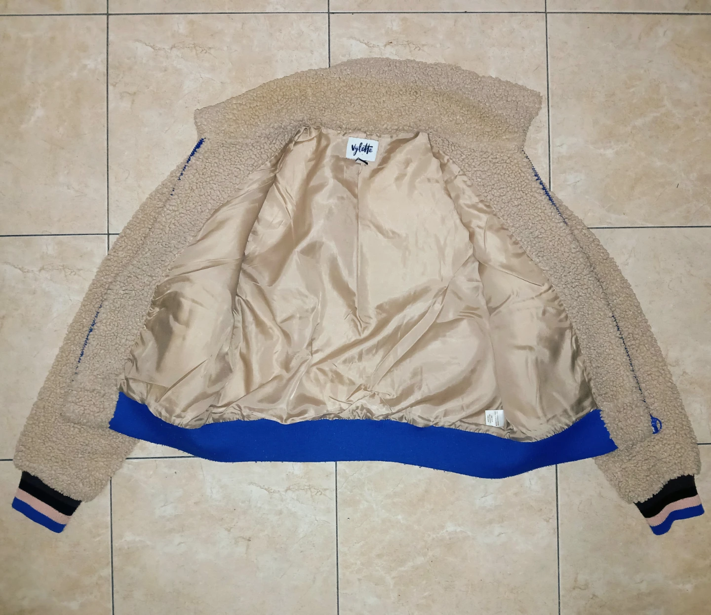 Vylette Beige Sherpa Jacket - photo 2