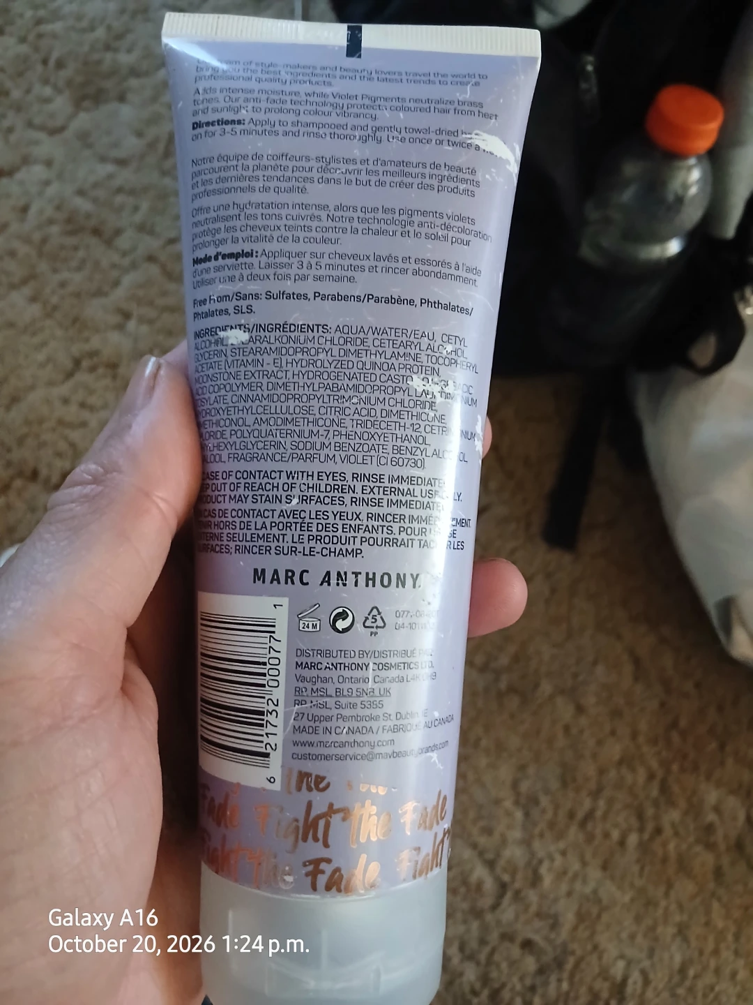 Marc Anthony Complete Colour Care Purple Mask - photo 2