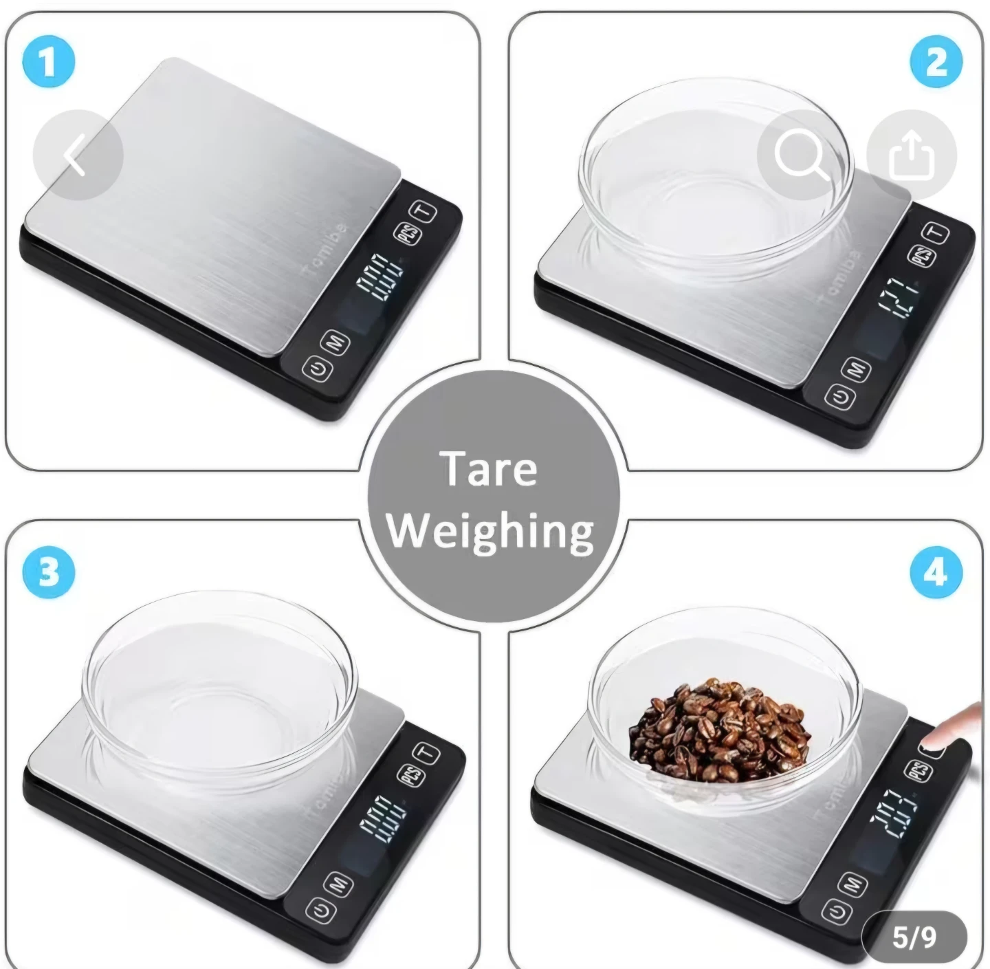 Tomiba Digital Touch Pocket Scale - photo 2