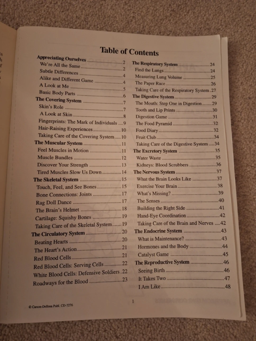Carson-Dellosa Body Systems and Organs Book (Grades K-3) - photo 2
