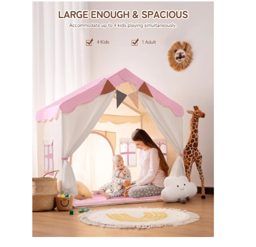 Pink Kids Play Tent - photo 3