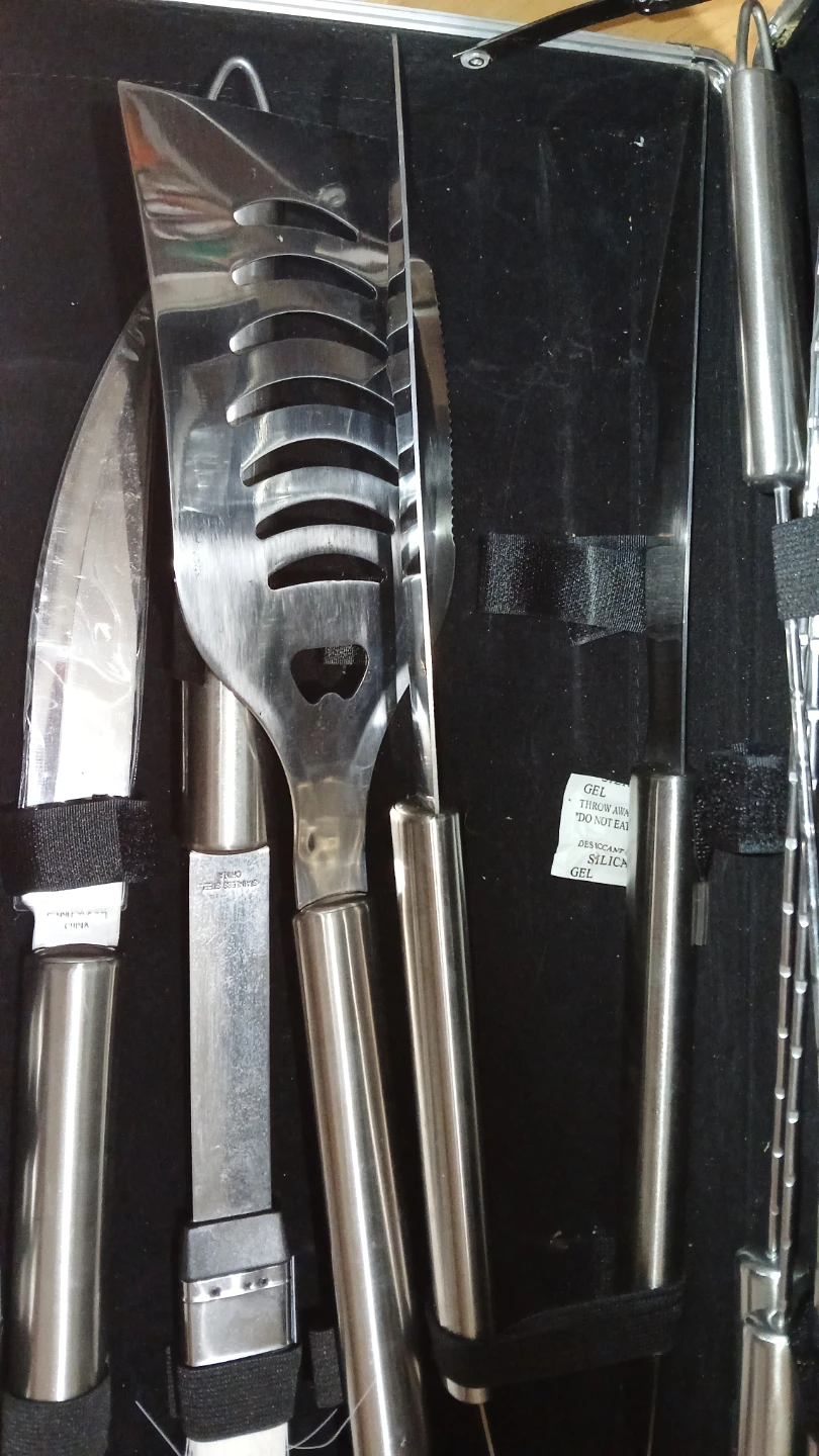 Stainless steel BBQ set for $60.00 - photo 4