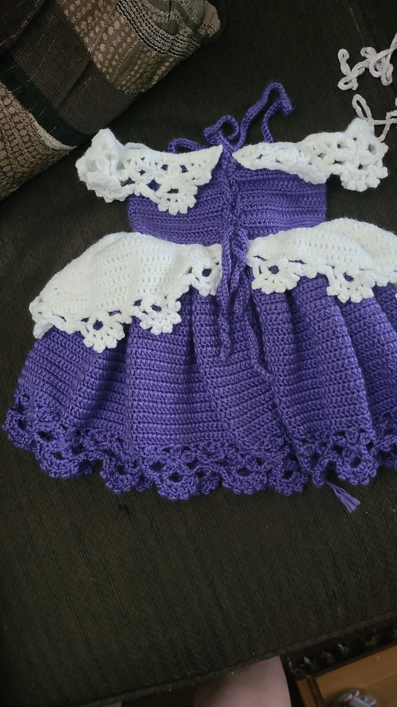 Crochet dress size 6 months - photo 2