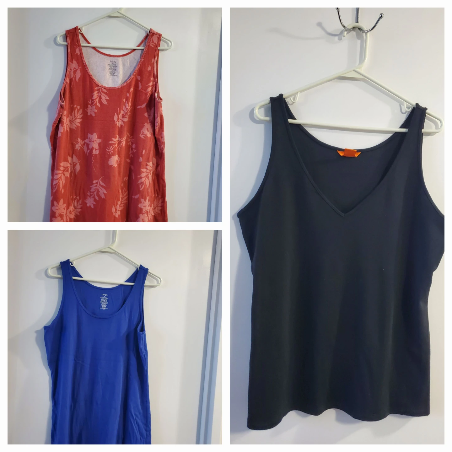 [$5 PLUS SIZE BUNDLE]: 6 Women's Tank Tops