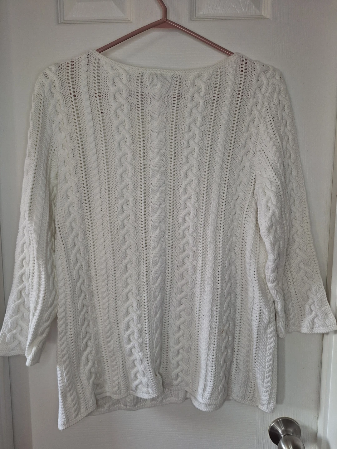 Lauren Ralph Lauren White Cable Knit Sweater - photo 2