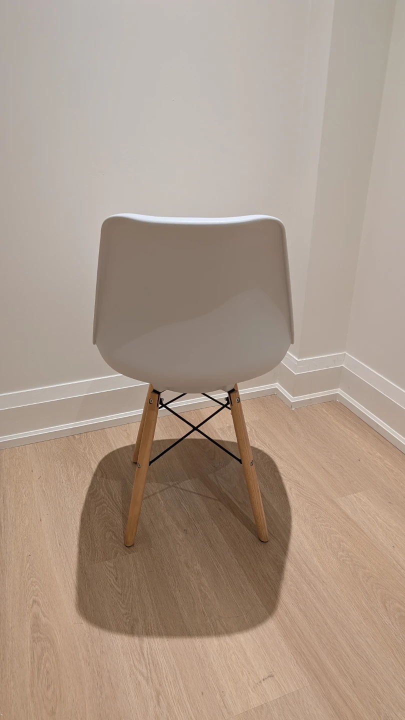 FOUR Modern White Dining Chair - photo 3