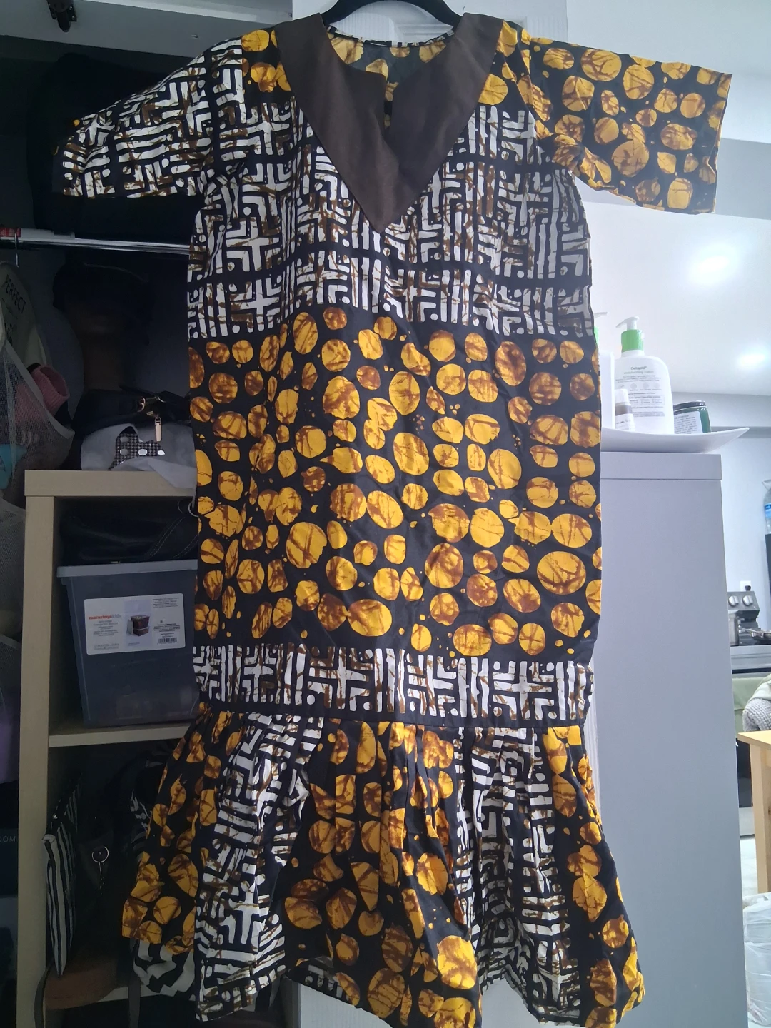 African Print Patterned Dress