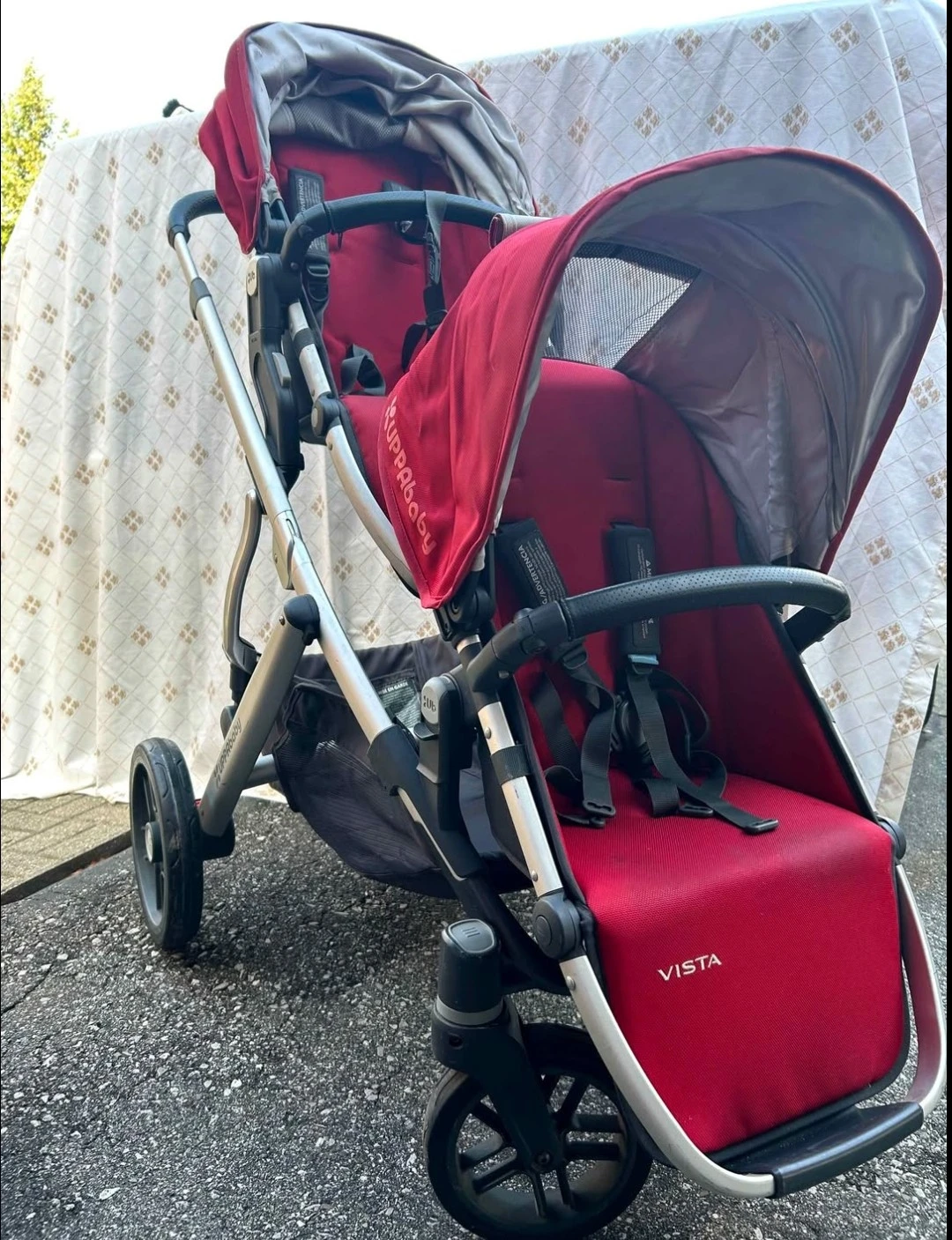 UPPAbaby VISTA Double Stroller + Rumble seat
