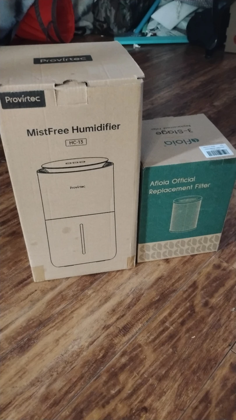Provirtec Humidifier with new filter