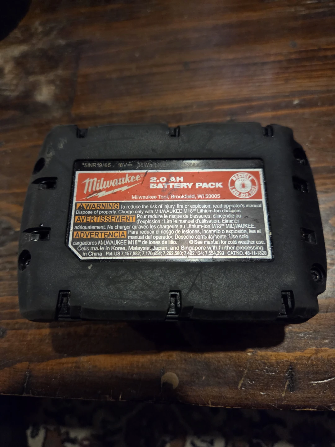 Milwaukee M18 RedLithium CP2.0 Battery Pack - photo 3