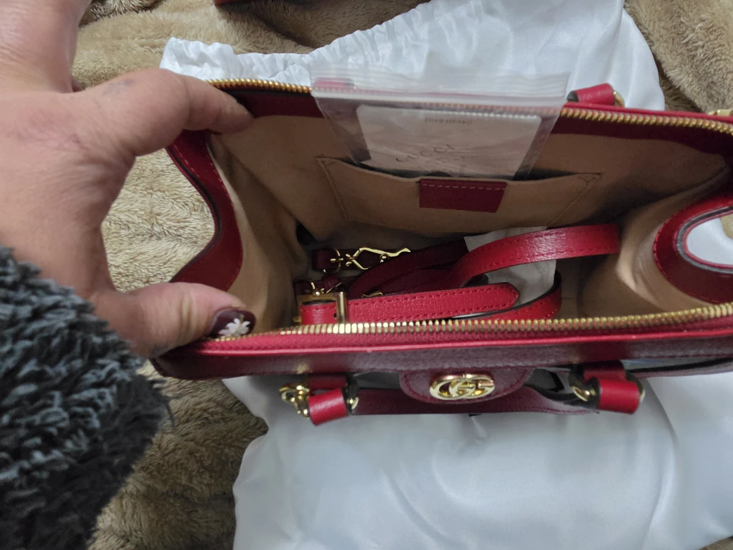 Gucci Floral Ophidia GG Tote Bag - photo 3