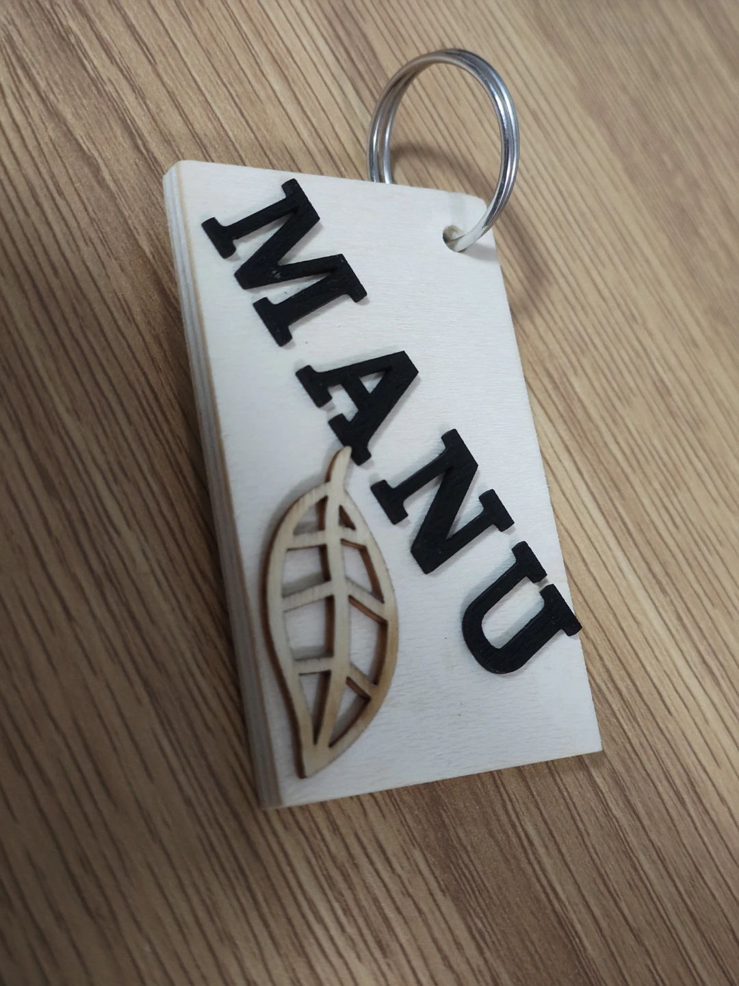 Customised Wooden Keyring - photo 4