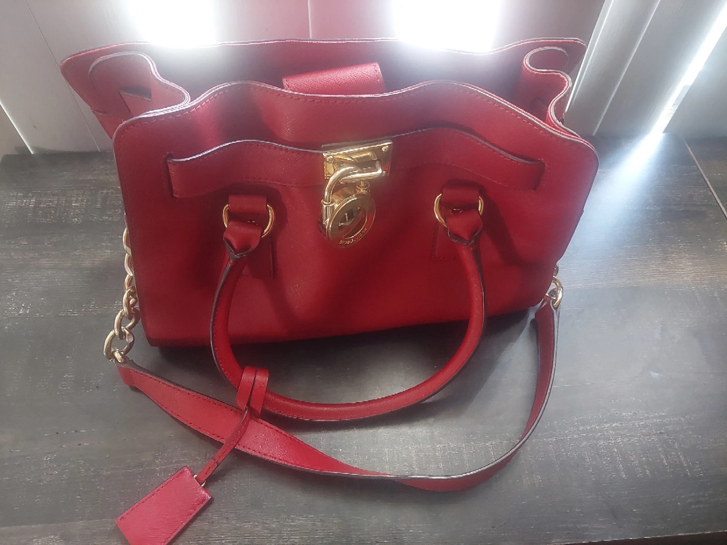 Title: Brand New Michael Kors Red Handbag  $65 FIRM