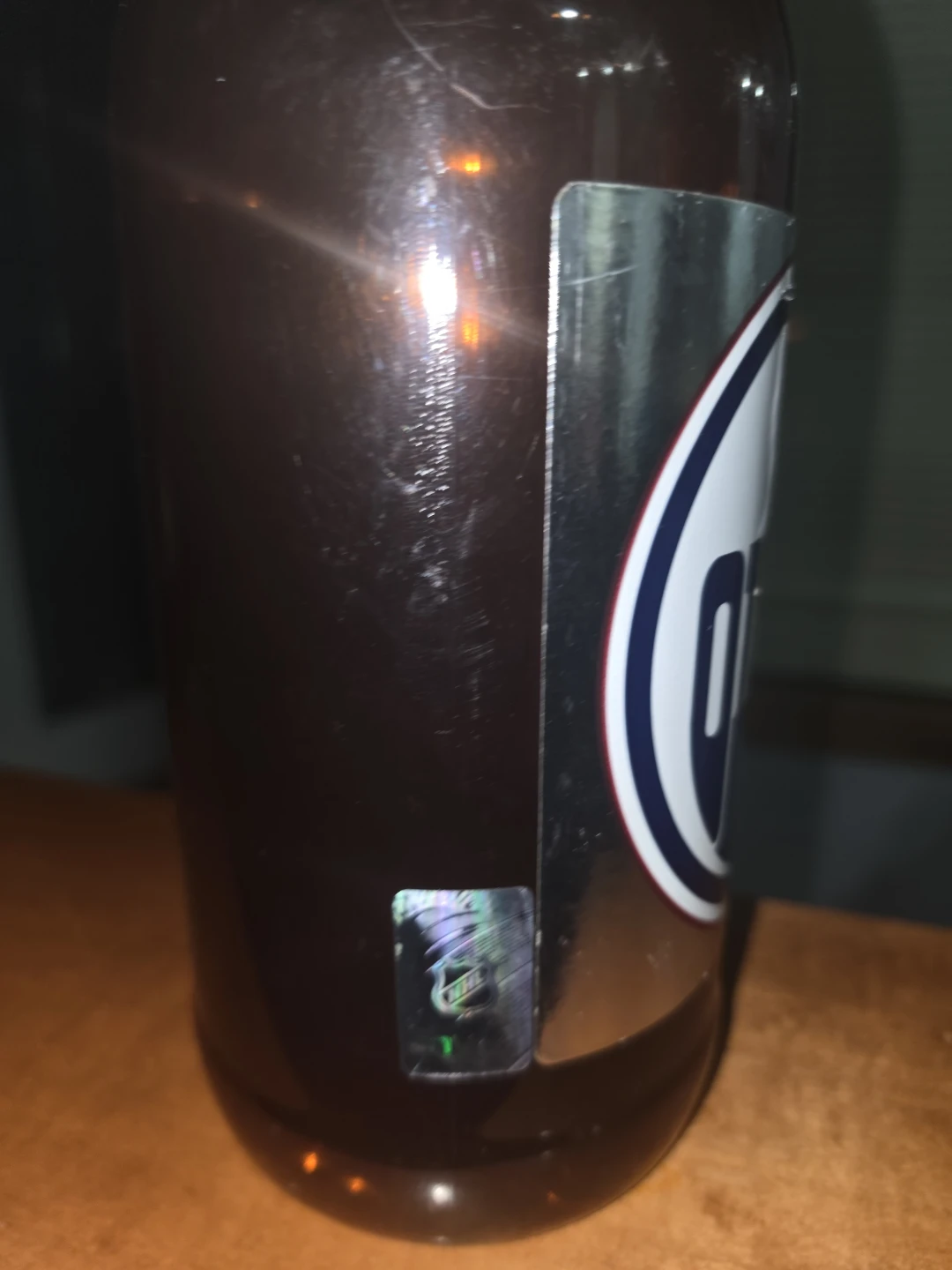 Edmonton Oilers Novelty Piggy Bank Bottle - photo 2
