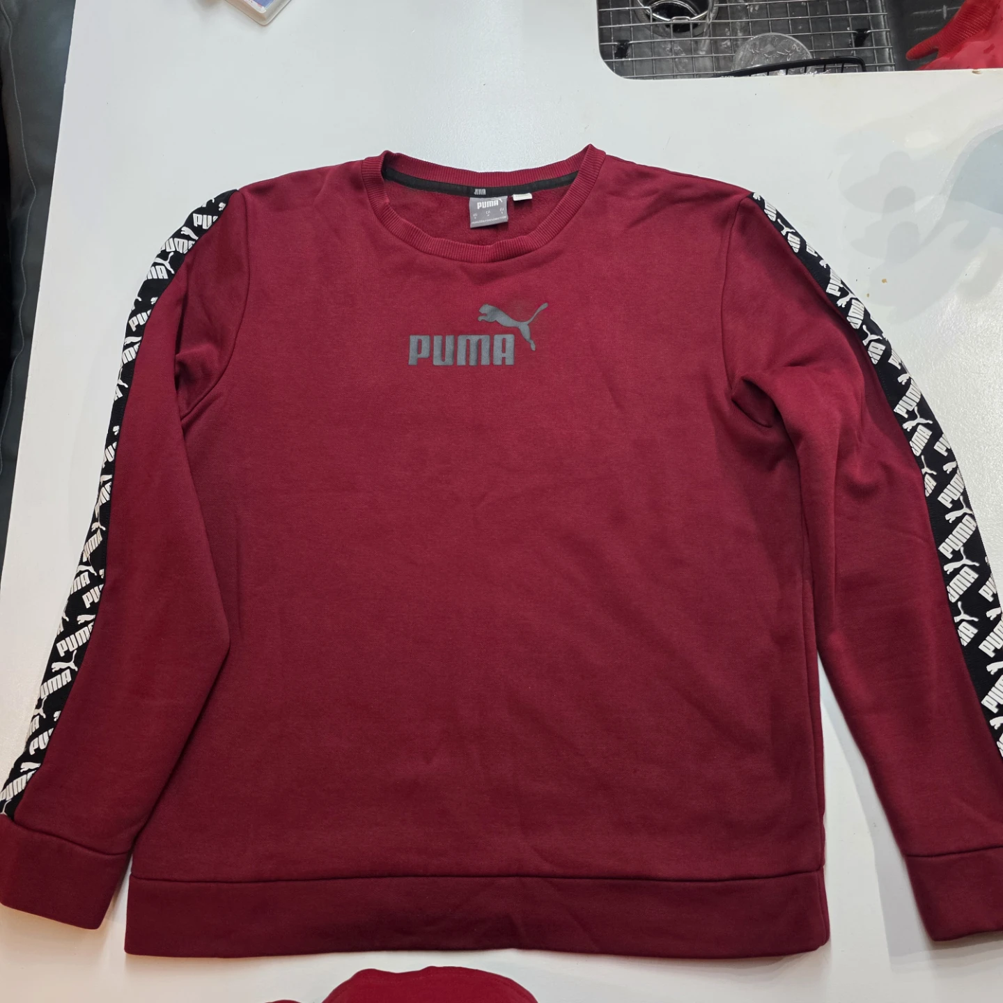 Puma Red Crewneck Sweatshirt
