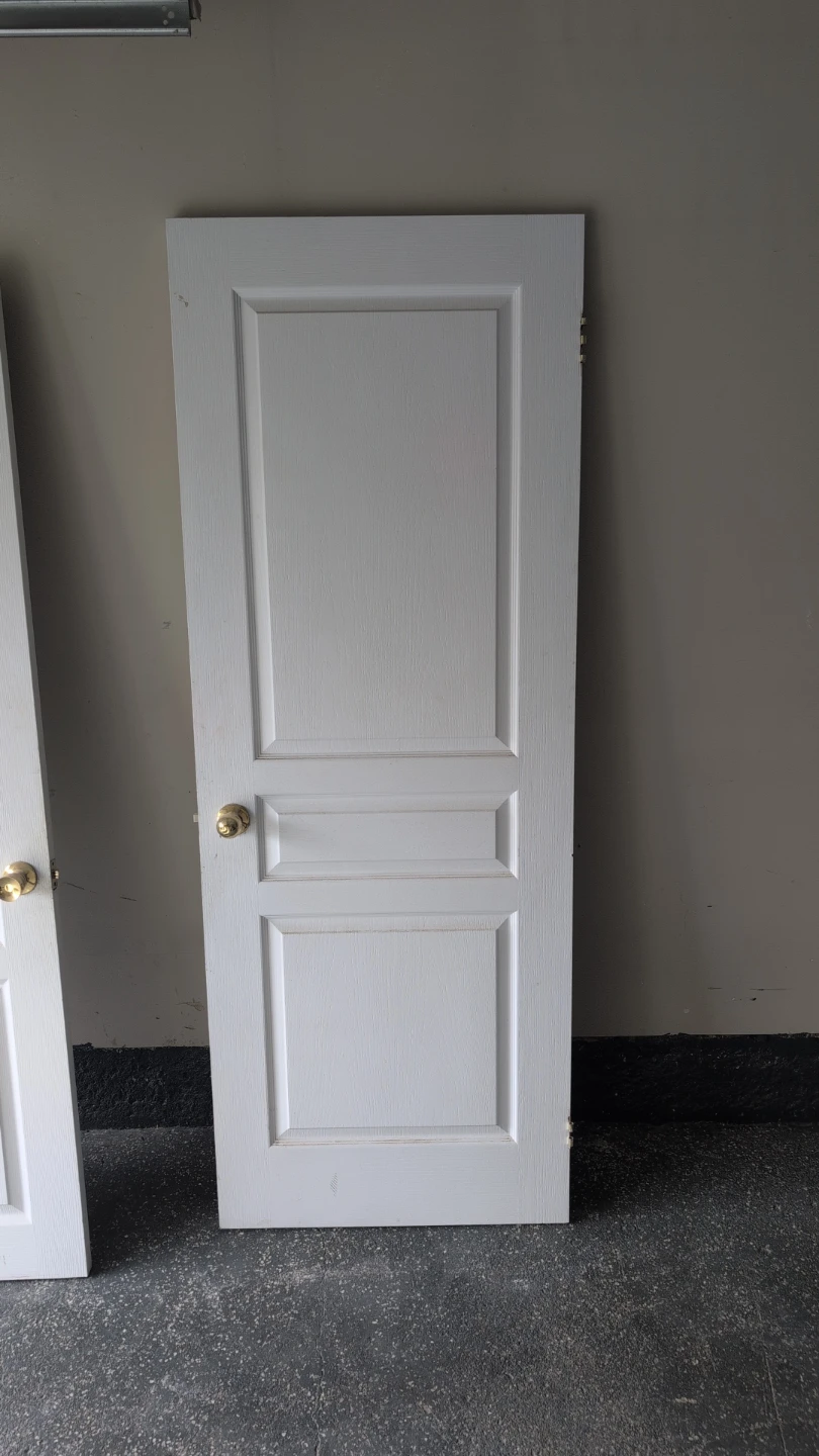 White 3-Panel Interior Door - photo 3