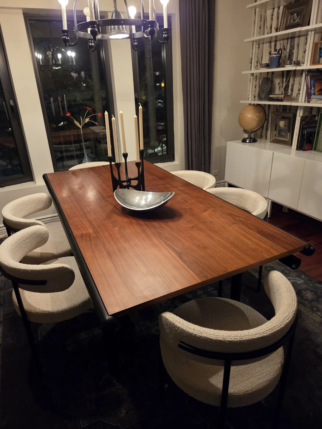 Modern Walnut Dining Table