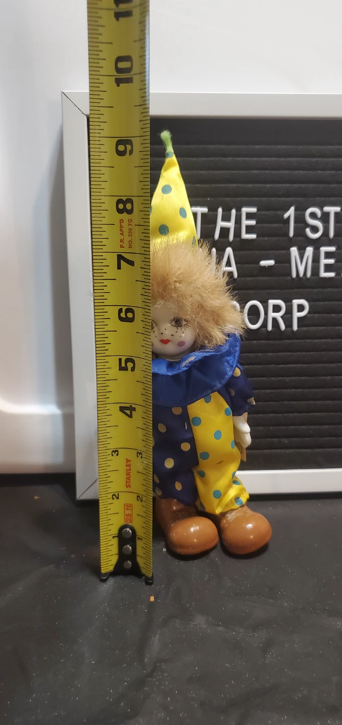 Porcelain Clown Doll - photo 5