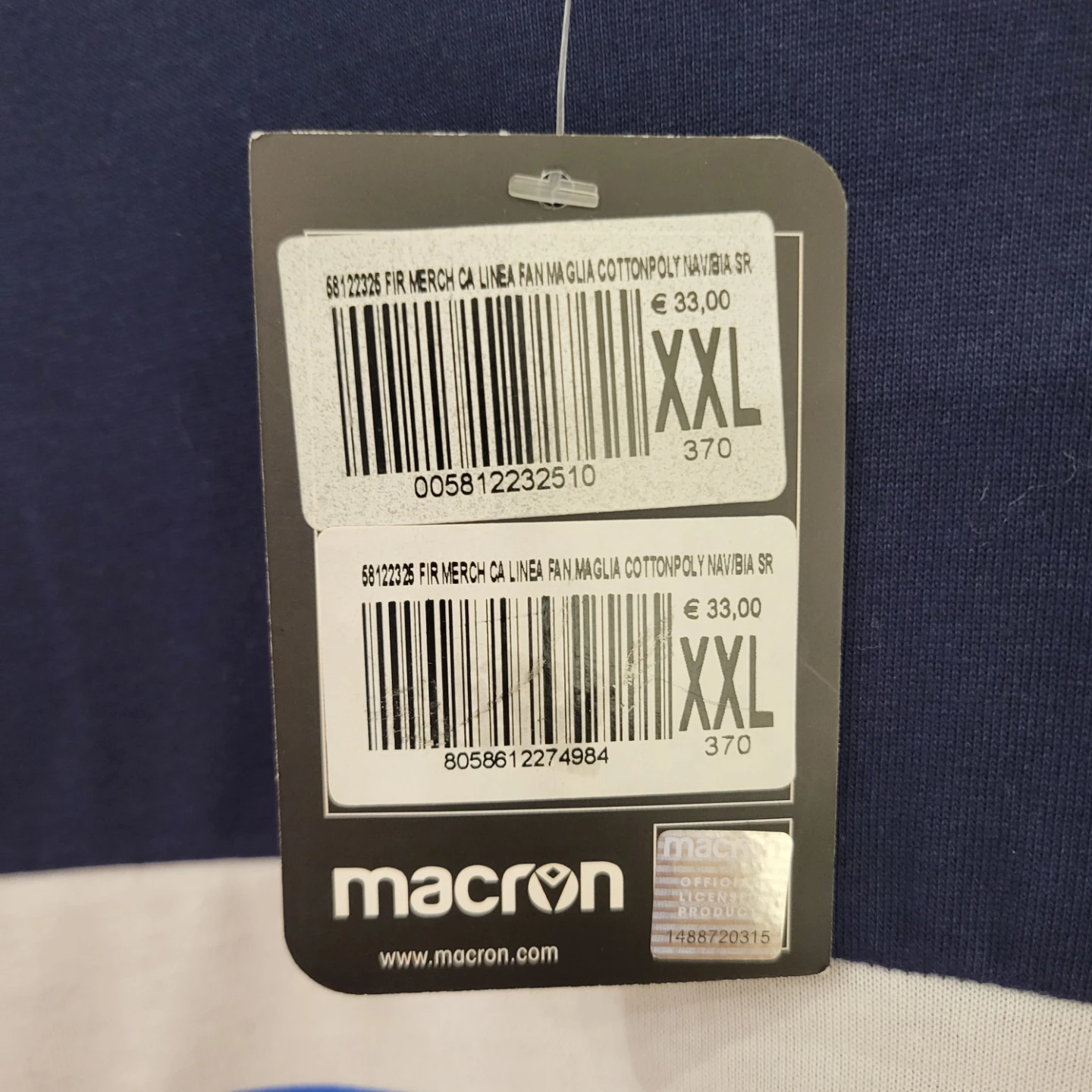 Macron Italia FIR Rugby Fan Shirt - photo 3