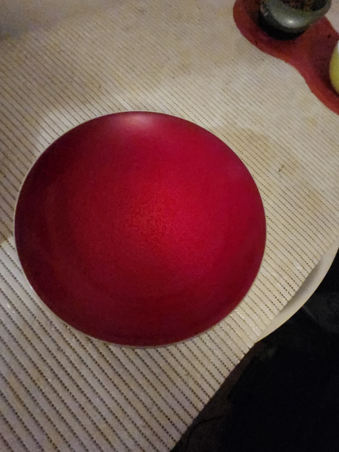 Set of 4 Red Dinner Plates - photo 2