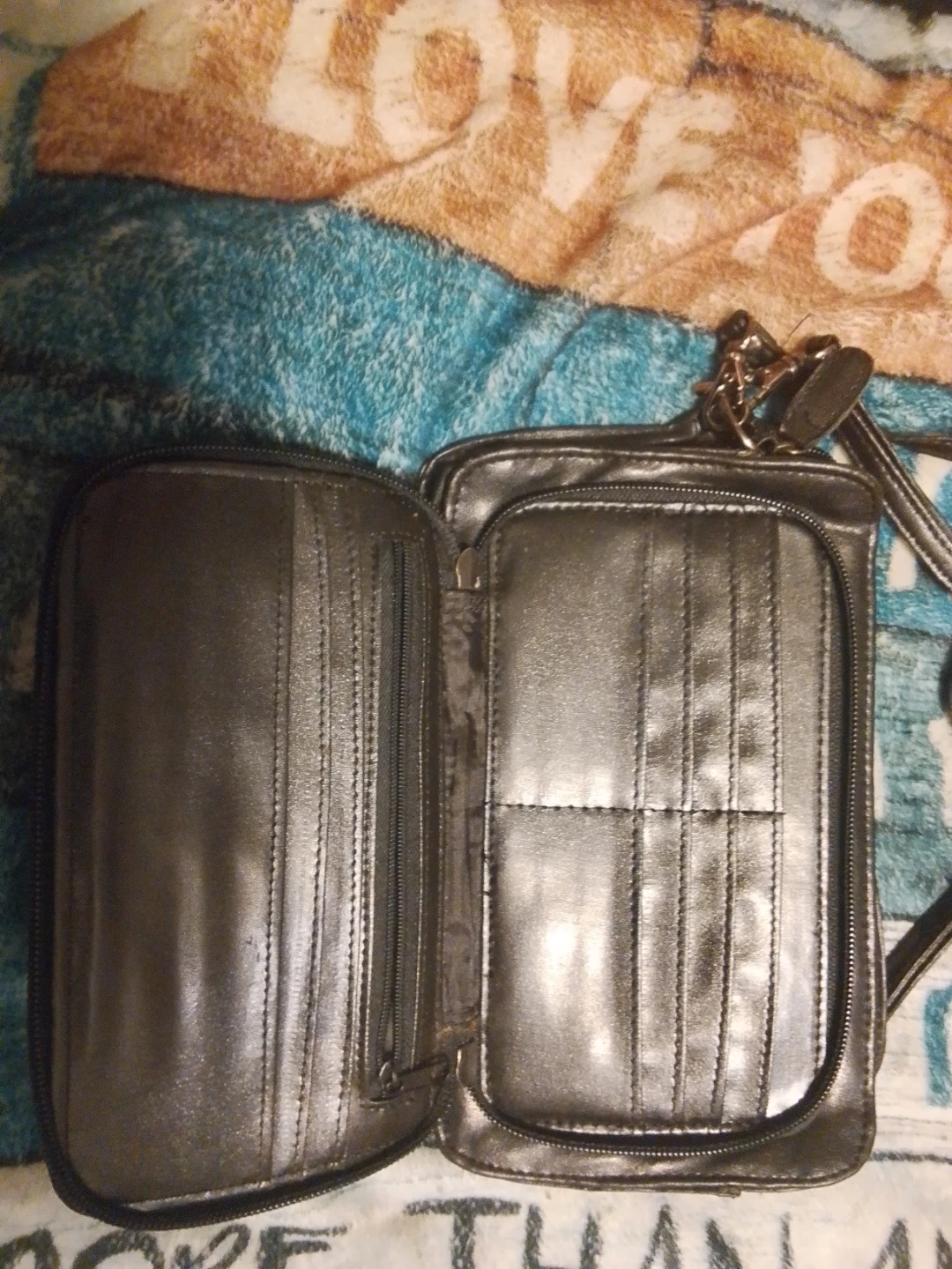 Black Crossbody Wallet Purse - photo 2