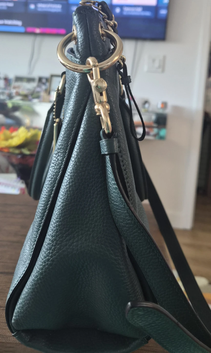 Coach Dark Green Leather Handbag - photo 2