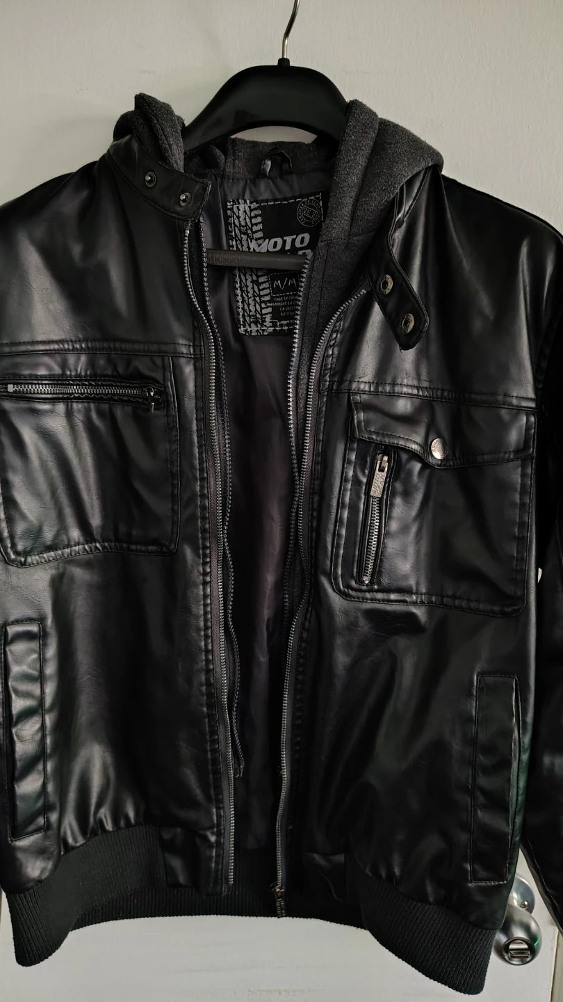 Moto Gear Black Faux Leather Jacket - photo 5