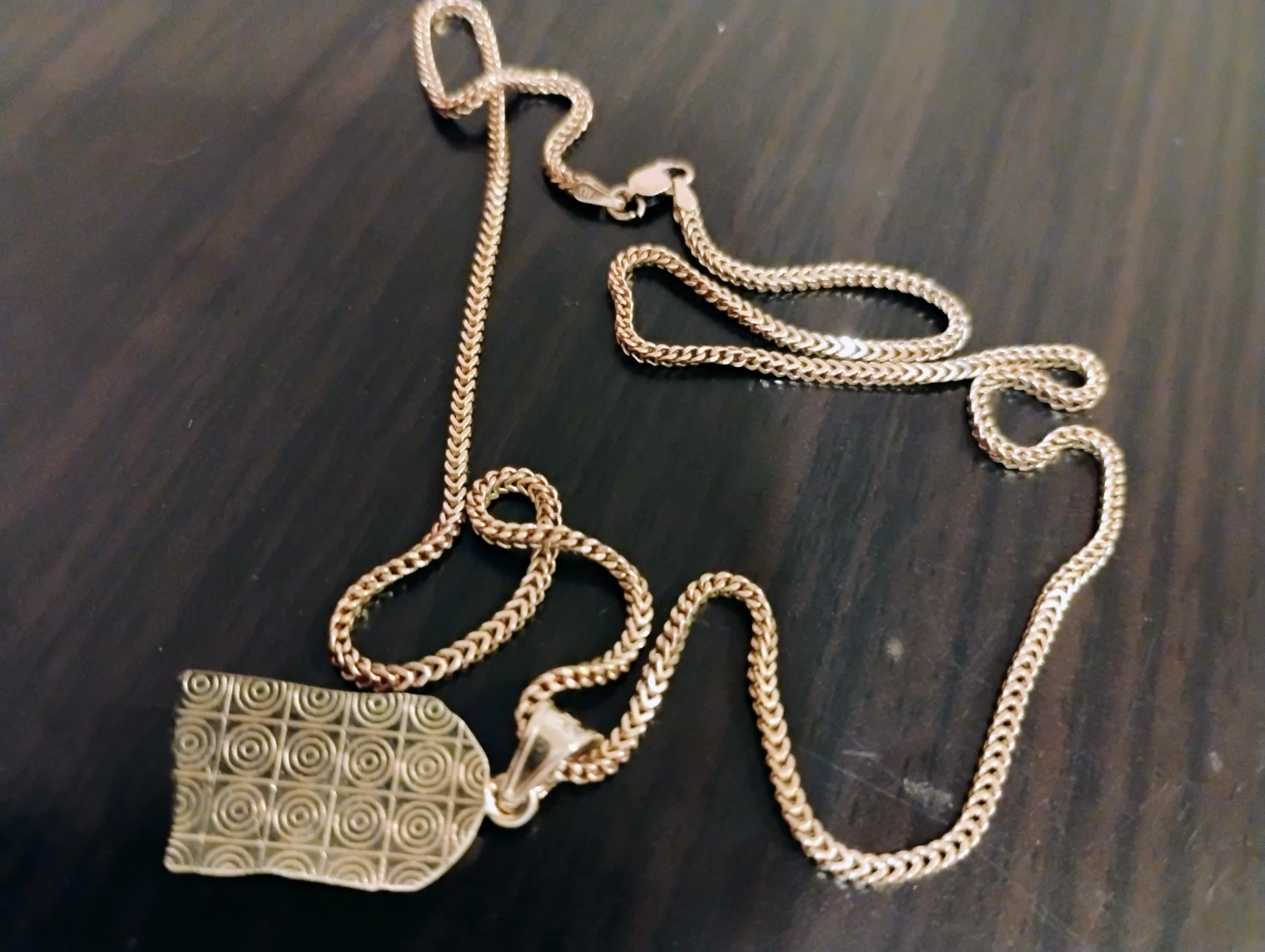 10k Gold Franco link chain - photo 2