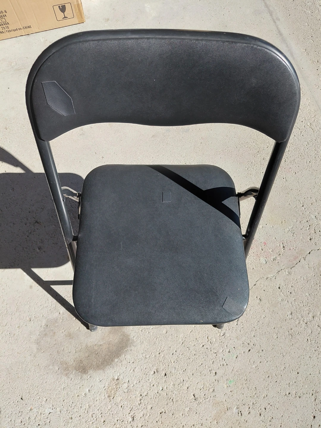 Black Folding Chair - photo 2