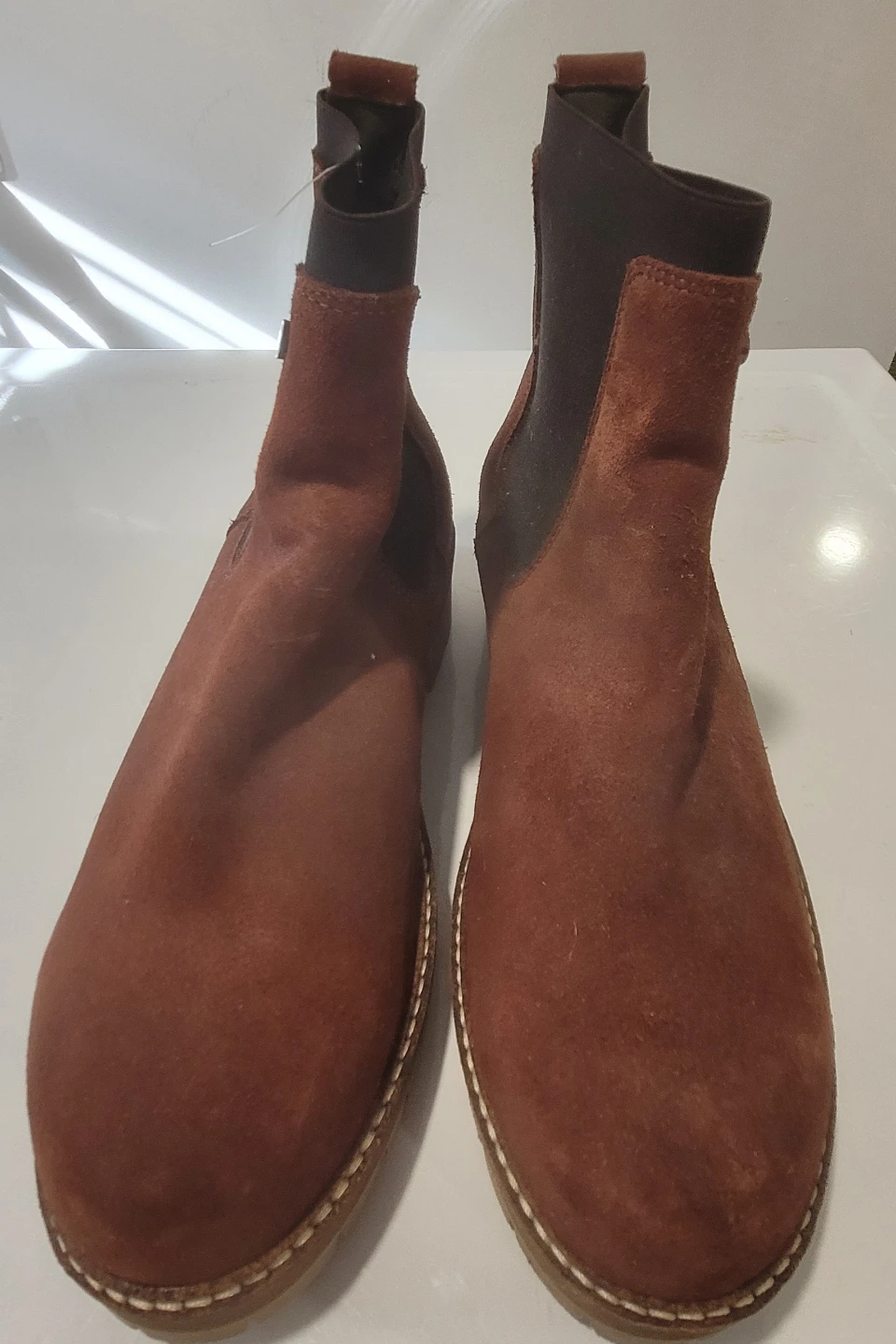 Barbour Brown Suede Chelsea Boots Size 5 - photo 3