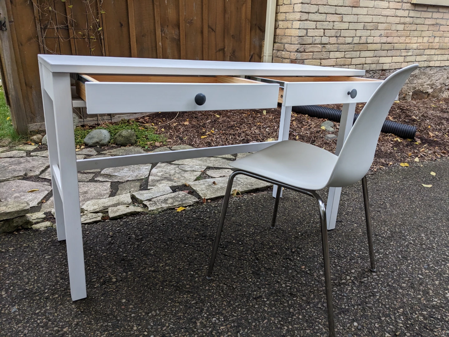 Ikea HEMNES Desk in Solid Pine with Chair Set - photo 2