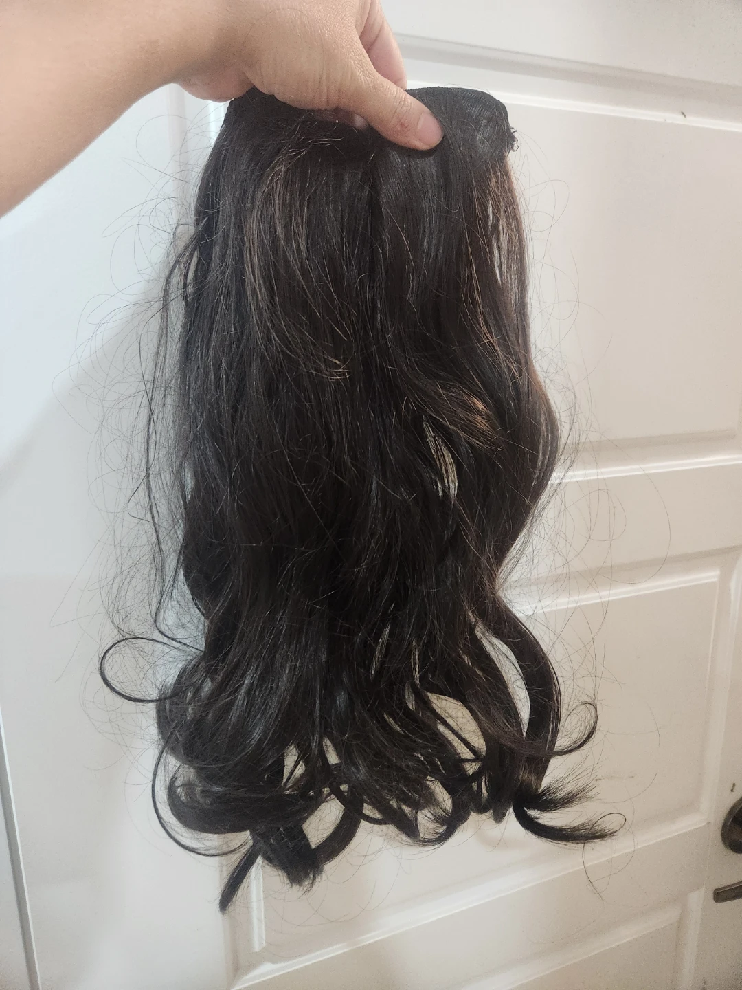 Dark Brown Wavy Clip-in Hair Extension - photo 2