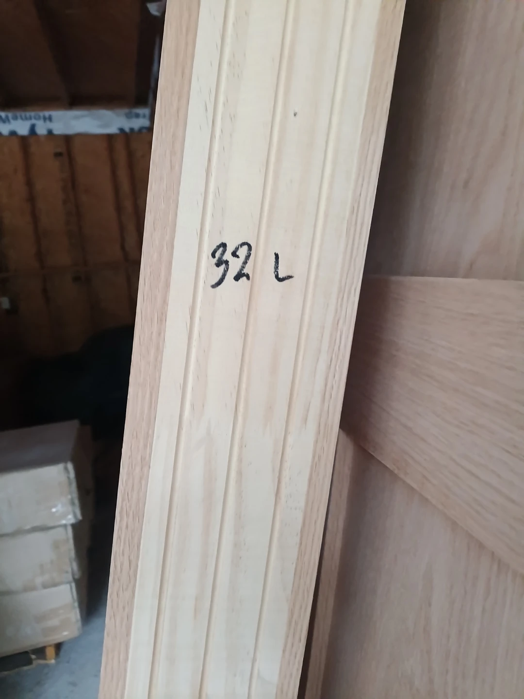 Prehung Solid oak three panel doors - photo 5
