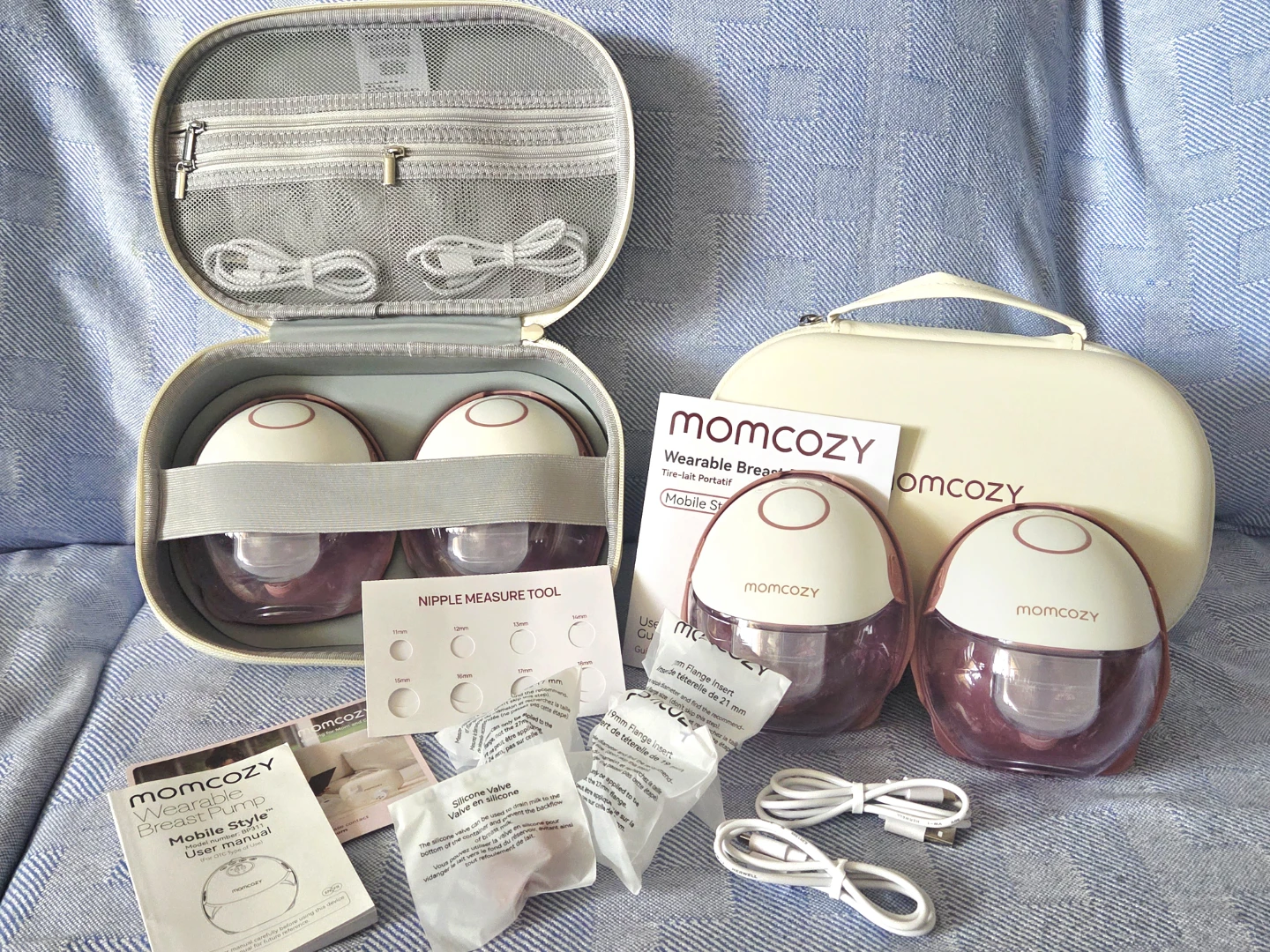 2 for 1 Momcozy M6 Mobile Style Wearable Breast Pump Sets - photo 3