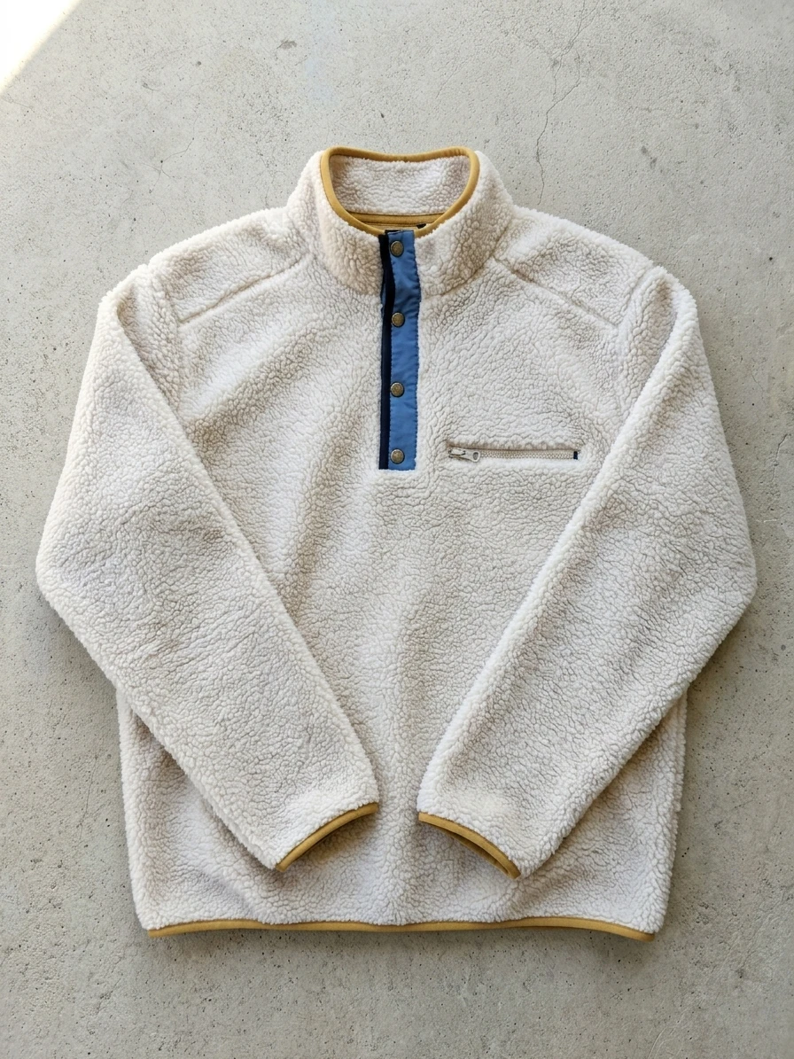 Only & Sons Sherpa Half-Snap Pullover - XXL